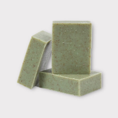 Green Tea Scrub Bar Soap